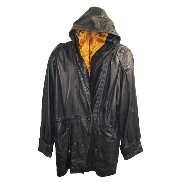 Clout Related Clothes Jackets & Blazers - Clout Related Clothes Ladies Leather Coat Size Small